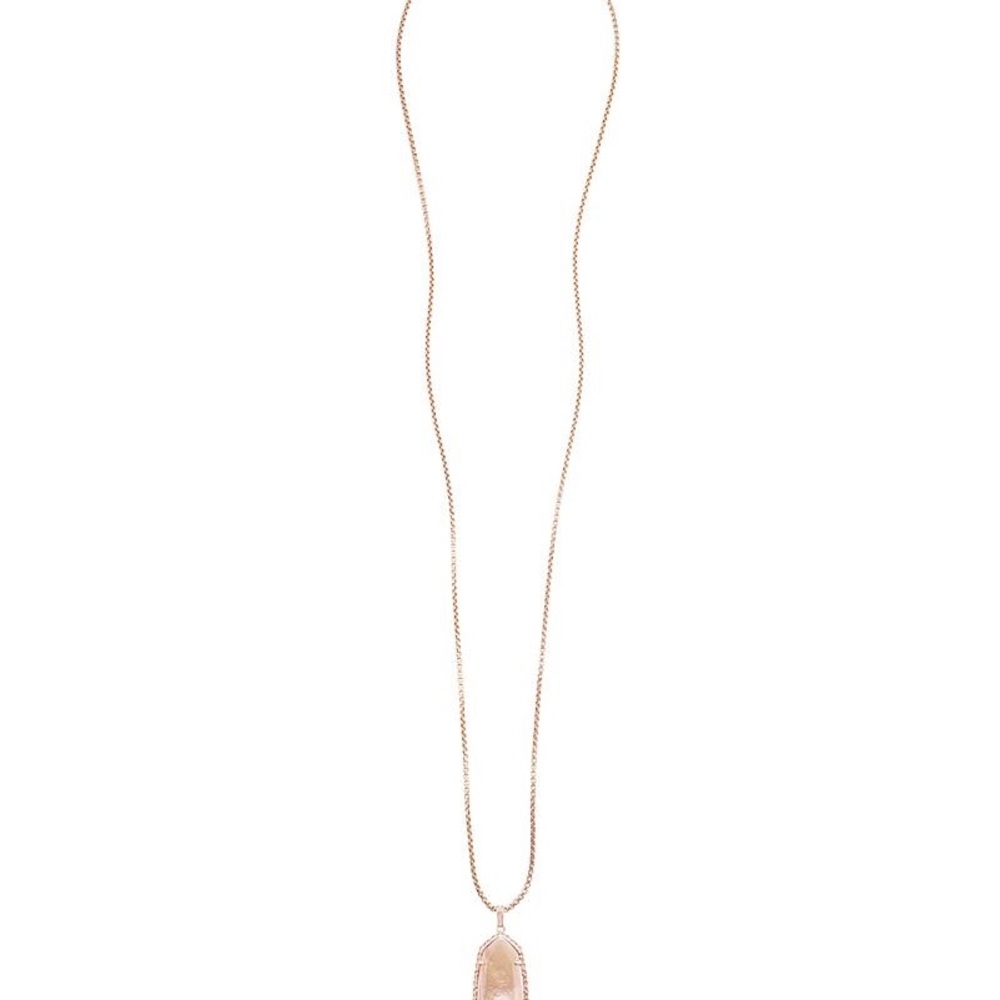 Kendra Scott Rose Gold Necklace - Picture 8 of 10
